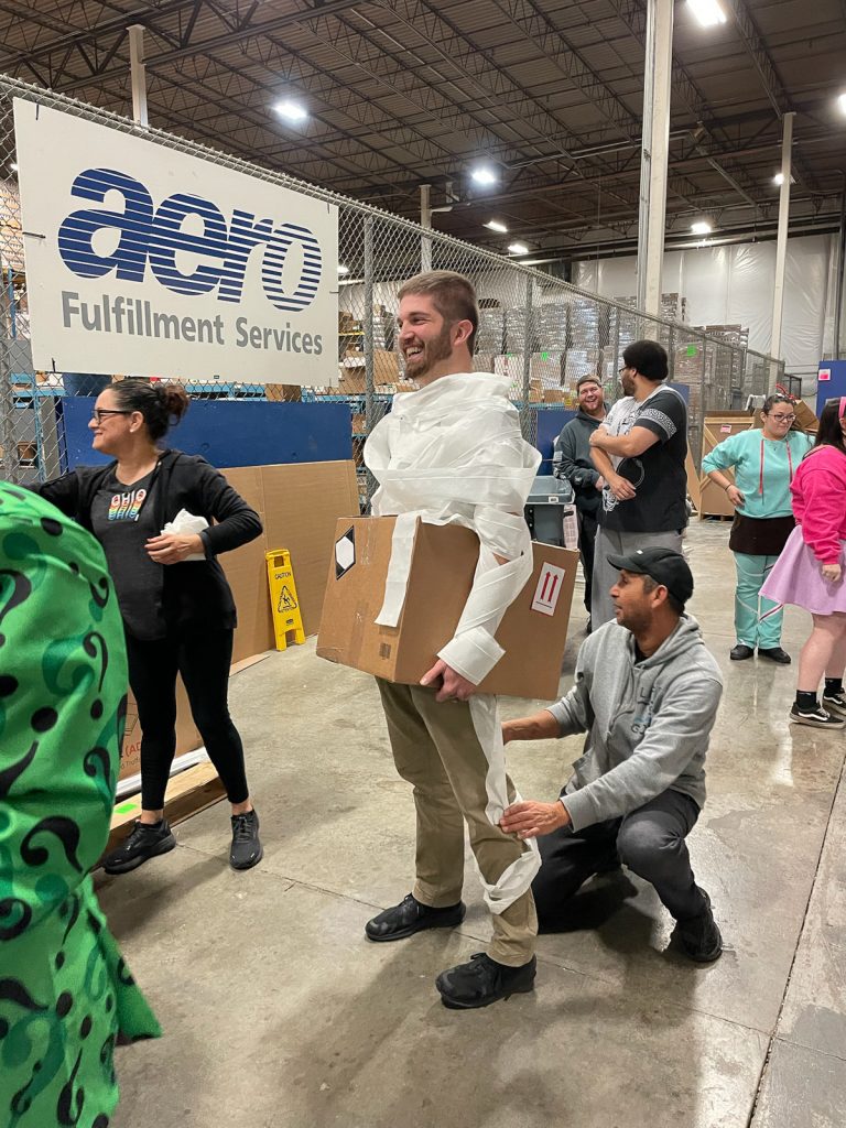 Aero Fulfillment Halloween celebration