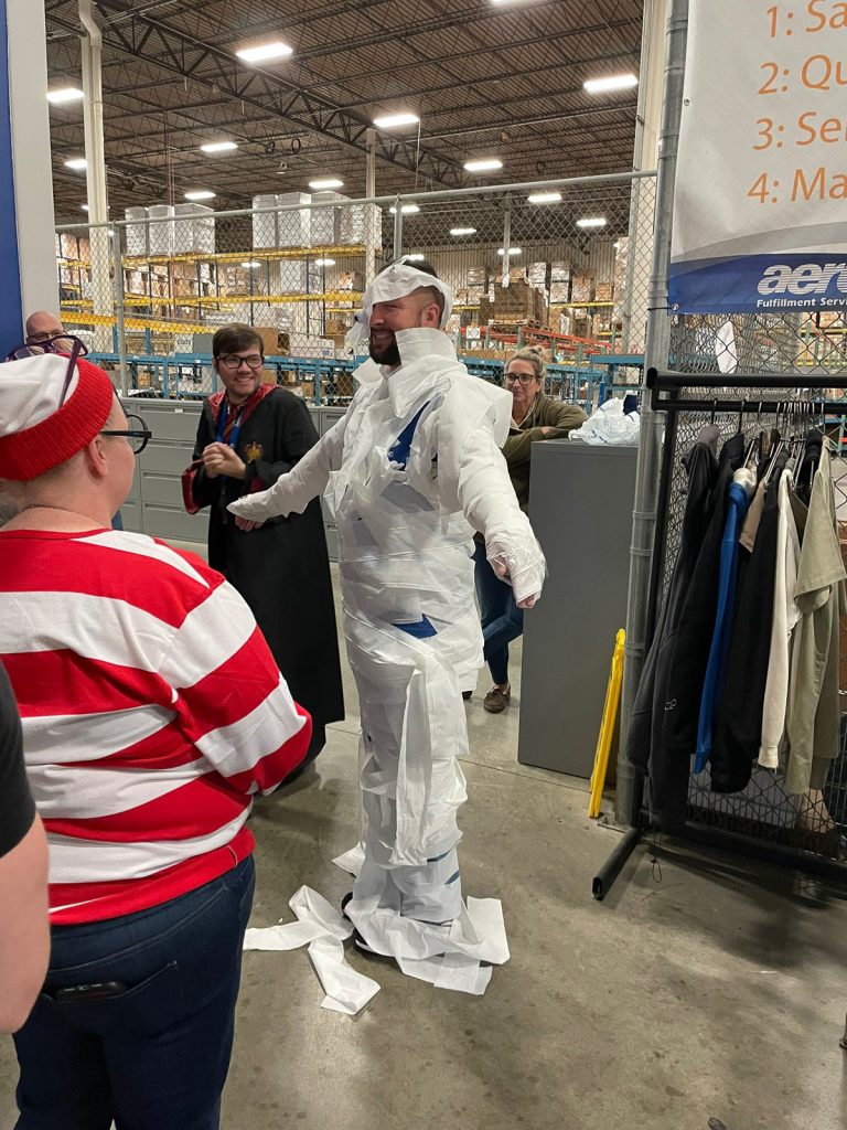 Aero Fulfillment Halloween celebration