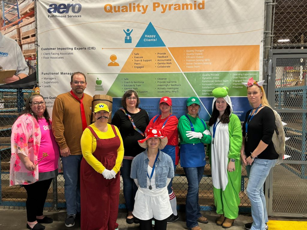 Aero Fulfillment Halloween celebration