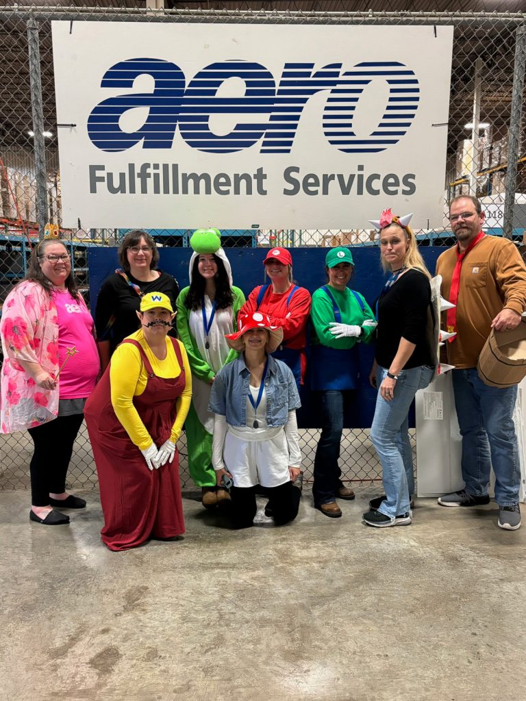 Aero Fulfillment Halloween celebration