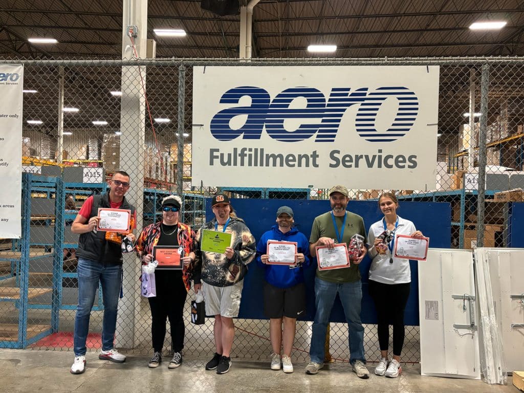 Aero Fulfillment Halloween celebration