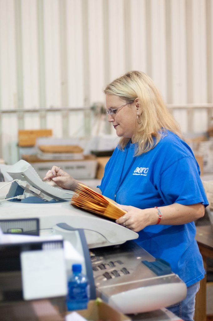 Aero Fulfillment kitting operations, 2012