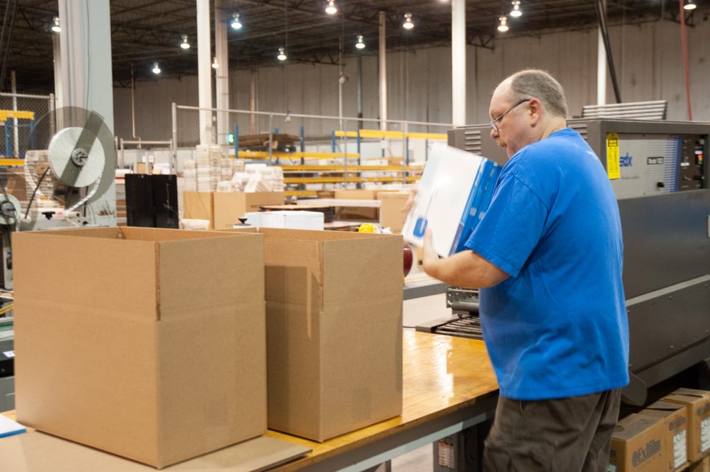 Aero Fulfillment kitting operations, 2012